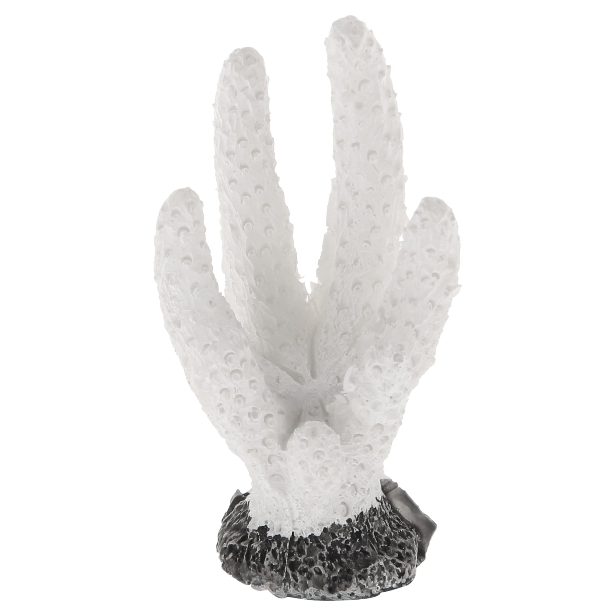 VOCOSTE Coral Reef Decor, Mini Faux Coral Decor for Aquarium Decorations, White,1.18"x2.36"