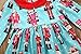 Fabal Baby Girls Cartoon Princess Party Dress Christmas Outfits Clothes (2T-3T, Blue)