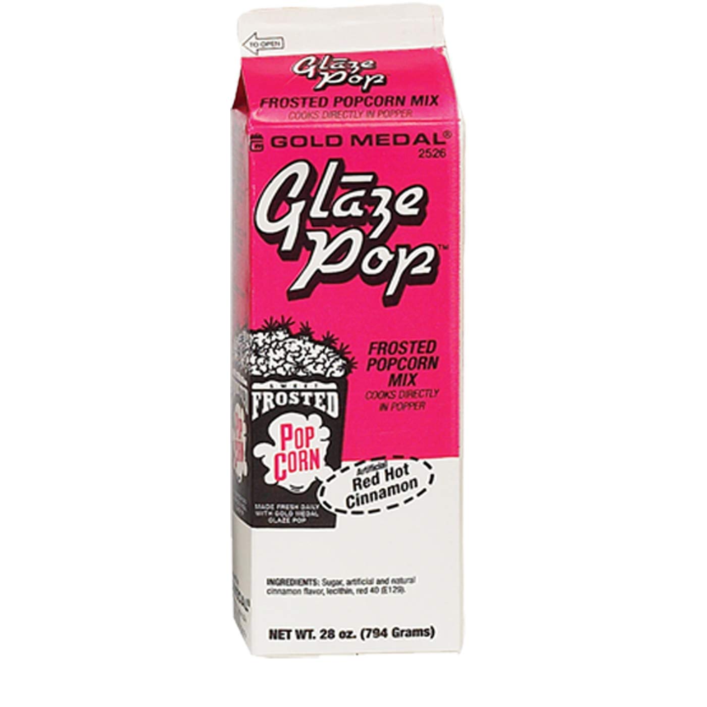 Popcorn Supply Glaze Pop Flavors by Gold Medal Products