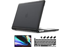 Batianda Ultimate Case for Macbook Pro 13" (2022/2020 Release) Model A2338, M2 & M1 Chip, A2251, Matte Surface, Carbon Fiber 