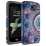 LG K4 Case, LG Optimus Zone 3 Case, LG Spree Case,LG Rebel LTE Case, kaesar Slim Hybrid Dual Layer Armor Defender Protective Cover for LG Optimus Zone 3 / LG K4 / LG Spree / LG Rebel (Slim Mandala)