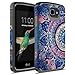 LG K4 Case, LG Optimus Zone 3 Case, LG Spree Case,LG Rebel LTE Case, kaesar Slim Hybrid Dual Layer Armor Defender Protective Cover for LG Optimus Zone 3 / LG K4 / LG Spree / LG Rebel (Slim Mandala)