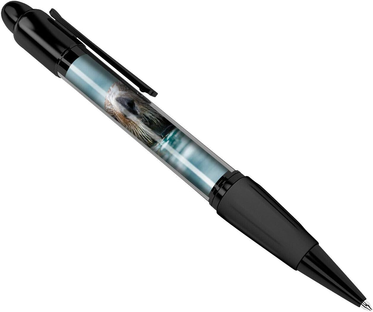 DV DESIGNSea Otter Black Ballpoint Pen Otters Wildlife Sea Animal Nature Fun #14162