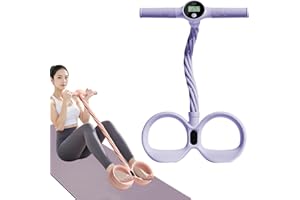 2026 New Smart Foot Pedal Puller with Counter – 6-Tube Resistance Band, Tear-Resistant & Non-Deformable Foot Pedal Exerciser 