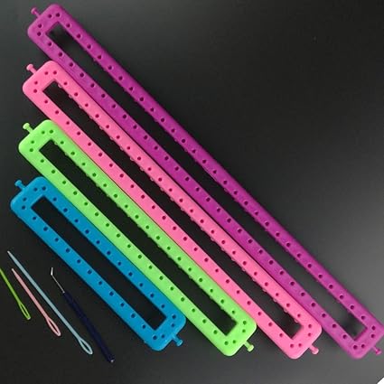 Amazon Com Lysansan Plastic Long Knitting Knitter Looms