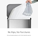 simplehuman Code G 100 Count Trash Liners 30 Liter 8 Gallon White view 3