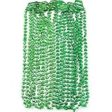 ULTNICE St Patrick's Day Beads Shamrock Necklace , Pack of 12