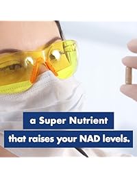 Nicotinamide Riboside NR - Pack de 300 mg de NAD+ Booster avanzado para aumentar la producción de energía celular y promover la reparación celular de fibra 0.11 oz de 30 paquetes de TRU NIAGEN