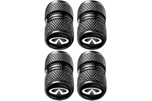 WGRIF Tire Valve Stem Caps Air Cover for Infiniti Infinity QX50 Q50 Q70 Q70L Q60 QX30 QX60 QX80 Stem Cap Universal Wheel stem caps for Cars, SUV, Truck, Motorcycles Car Accessories