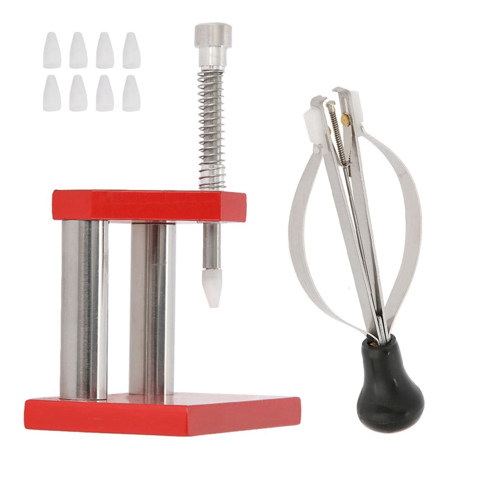 Watch Puller Remover, Plunger Hand Set Fitter Watch，Watchmaker Watch Hand Presser Lifter Puller Plunger Remover Set Fitting Repair Tools