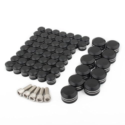86-Piece Chrome Bolt Cap Kit For Harley Softail Twin Cam 2007-2013 – ABS Plastic Toppers 4 thumbnail image