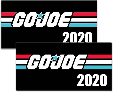 Amazon Com 2 Pack Go Joe Biden For President 2020 Bumper Sticker 7 X 3 5 In Car Truck Vinyl Decal Political Presidential Election Made In Usa 2 Pack Arts Crafts Sewing