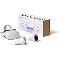 Oculus Newest Quest 2 Gmaing VR Headset 128GB Set - Advanced All-in-One Virtual Reality Headset Cover Set, White