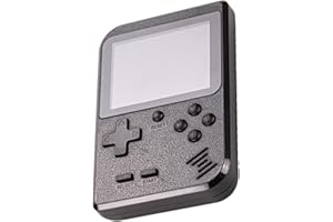 RFETOMAX Handheld Game Console with 400 Classical FC Games Retro Mini Game Machine 2.8-Inch Color Screen Support for TV Output , Birthday Presents for Kids, Adults (GameBlack-400-2)