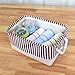 TcaFmac Fabric Storage Baskets, Decorative Rectangular Basket for Shelves,Storage Organizing Basket for Gifts Empty