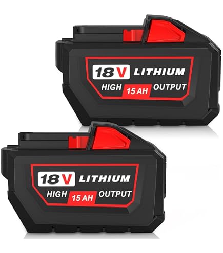 2Pack 8.0Ah Replacement for Milwaukee M18 Battery 18V Lithium 2Pack 8.0Ah Replacement for Milwaukee M18 Battery 18V Lithium