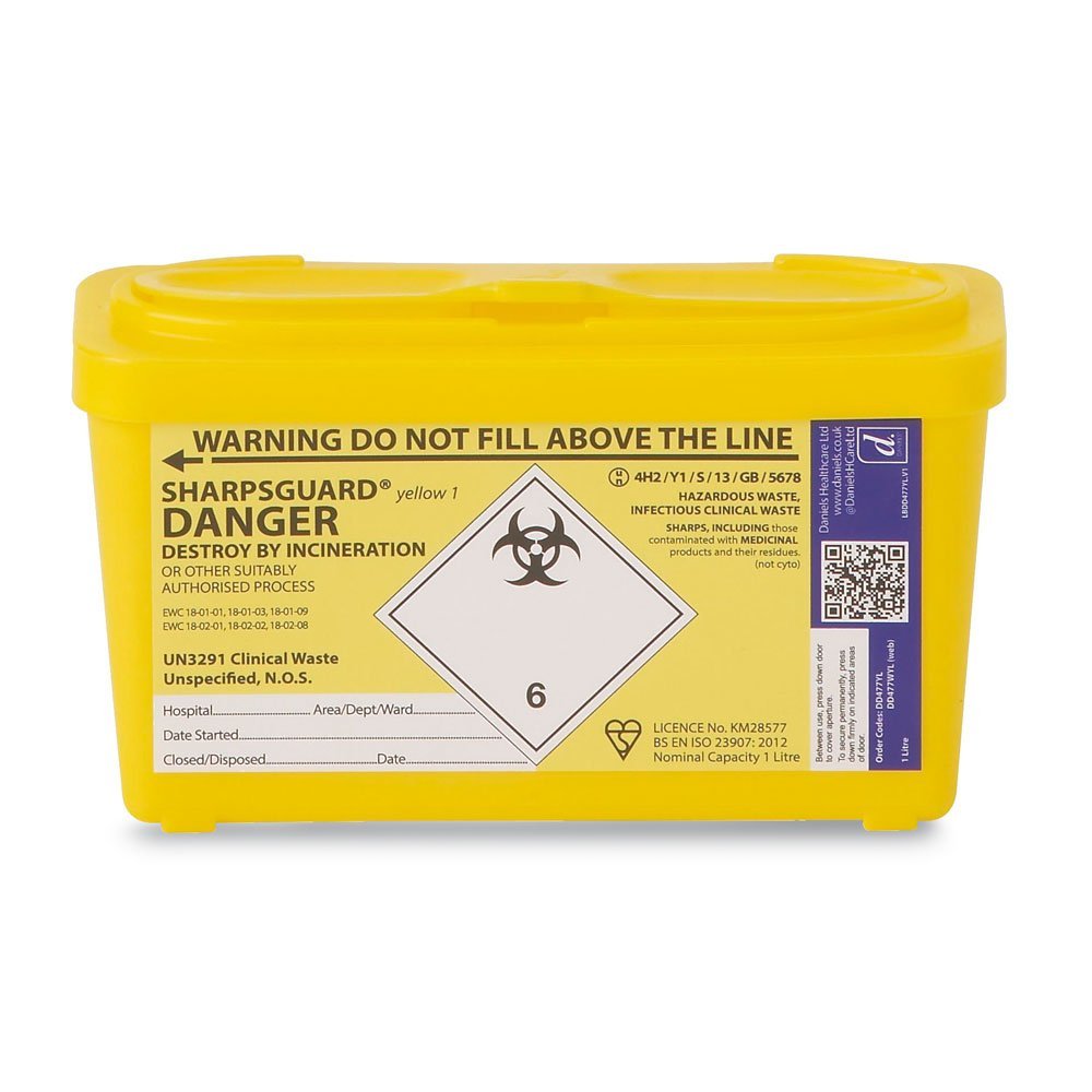 Reliance Medical 1 Litre Sharps Container