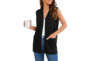 Veryoung Women's 2025 Long Sleeve Cardigan Sweaters Fashion Casual Soft Knit Business Coat Vest with Cozy Pockets (S-3XL)