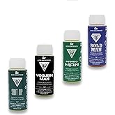 Hiketron Masculine Scents Sample Pack, Liquid Laundry Detergent, 5x Ultra Concentrated, Tough Stains Remover, Long Lasting Masculine Scent (2 FL OZ X 4)