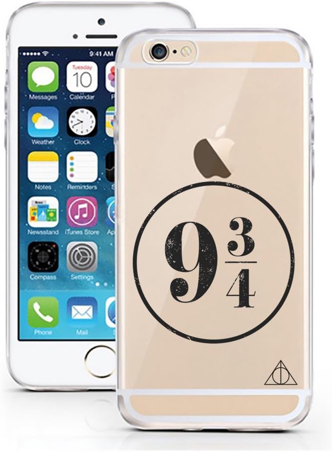 iPhone 6 6S Case by licaso® for the iPhone 6 6S TPU Disney Case 9 3/4 Kings Cross Harry Potter Clear Protective Cover iphone6 Mobile Phone Sleeve Bumper (9 3/4 Harry Potter)