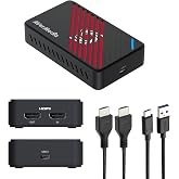 AVerMedia Live Gamer Ultra S 4K60 HDMI Capture Card with RGB24, GC553Pro | 4K60 capture, RGB24 full-color on Windows, 1440p144/1080p240 capture, HDR/VRR passthrough, ultrawide and 5.1 audio