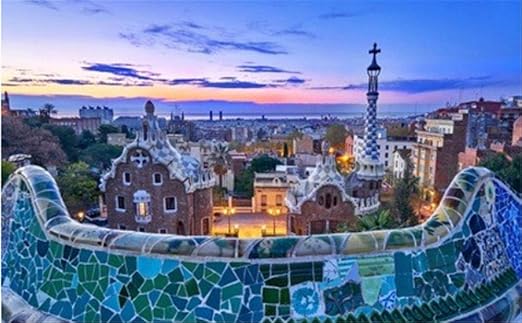 Puzzle Park Guell Barcelona Trefl 26147 1500 Pieces Jigsaw