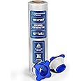International Plastics Co. 15" Plastic Stretch Film/Wrap with Tension Handles 1200ft 500% Stretch Clear Durable Adhering Packing Moving Packaging Heavy Duty Shrink (Tension Handles, 1 Pack)