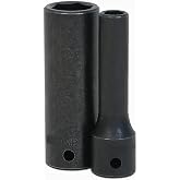 Williams JHW14-646 SUPERTORQUE 1/2-Inch Drive Deep Impact 6 Point Socket 1-7/16-Inch Size, Black Industrial Finish, Designed for Maximum Engagement on 6-Point Fasteners
