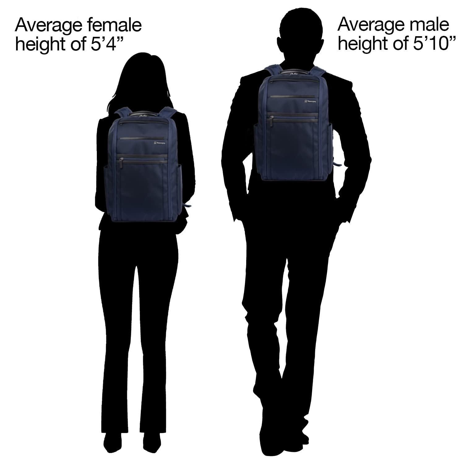 Travelpro Crew Executive Choice 3 Slim Backpack fits up to 15.6 Laptops and Tablets, Men and Women, Water-Resistant, Jet Black