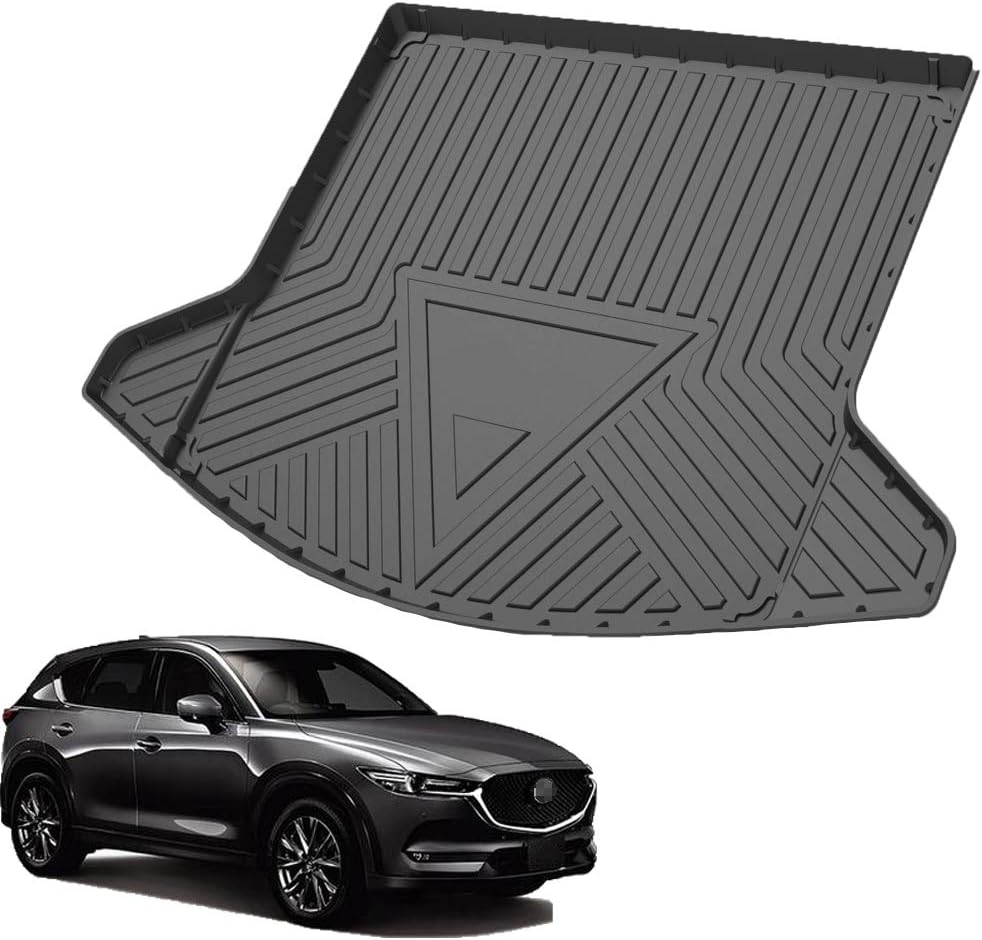 Compatible with Mazda CX5 20172020 Trunk Mat, Black Car Cargo Box