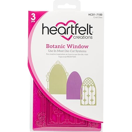 Heartfelt Creations Botanic Window 2.25 to 5.5 Emboss Dies