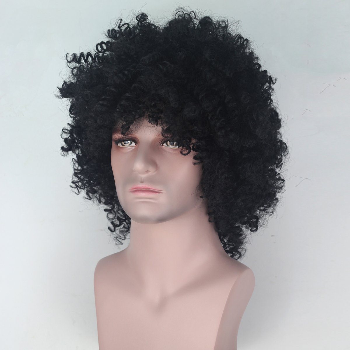 Amazon Com Men Synthetic Short Afro Kinky Curly Wig Boy Kids