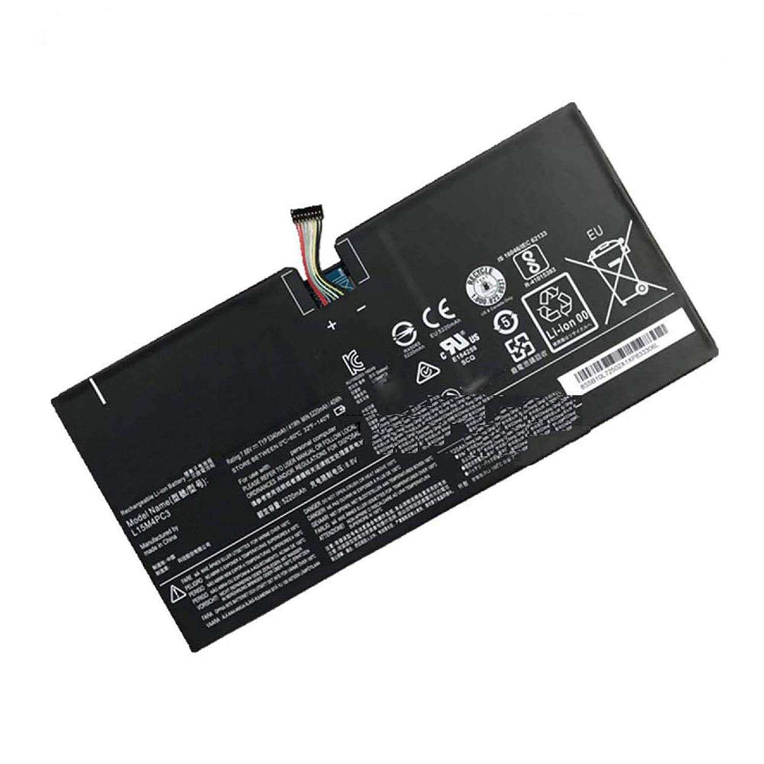 L15M4PC3 L15L4PC3 Laptop Battery Compatible with Lenovo Ideapad Miix 720-12IKB MIIX5 Pro Series(7.68V 41Wh)