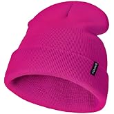 KDWAVE Beanie Hats for Women Men Unisex Soft Knit Cuffed Skull Cap Beanie Stretchy Solid Color Winter Hats