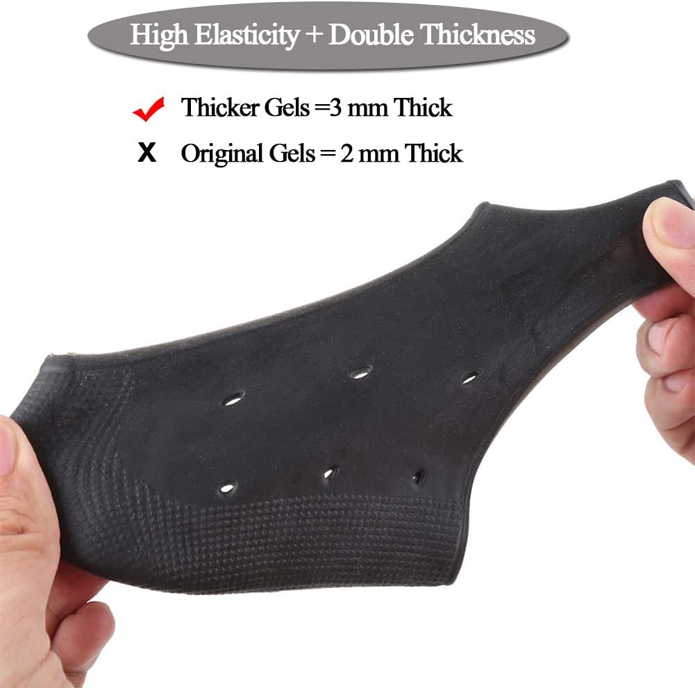 Plantar Fasciitis Inserts Pads,Gel Heel Cushion,Silicone Heel Protectors,Heel Guards and Heel Cups Great for Plantar Fasciitis,Cracked Heels, Achilles Tendinitis & Heel Sore, for Women & Men.: Health & Personal Care