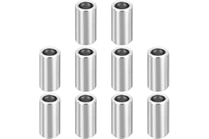 PATIKIL M8 Stainless Steel Spacers, 12Pcs Metal Spacer 8mm ID x 12mm OD x 25mm L Screw Standoff for 5/16" or M8 Screw