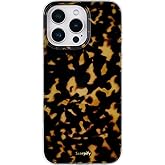 SCORPIFY for iPhone 16 Pro Max Case [Compatible with MagSafe] with Dark Brown Tortoise Shell Design, Cute Brown Magnetic Phone Cover for Women Girls, Slim Shockproof Bumper