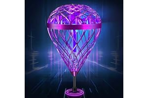 LEMATRIX 2025 Flying Shuttlecock Toy - Interactive Outdoor Hover & Bounce Toy with 3D Flip, Outside Toys for Kids Ages 6-12+, Body Contact Fun Birthday for Boys Girls(Purple)