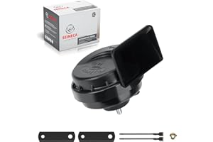 SEINECA Car Single Horn Loud Waterproof 12V High Tone Snail Electric Horn for Motorcycle Pickup RV SUV MPV Van Electric scooter. (High Tone)