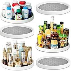 6 Pack 12 Inch Lazy Susan Turntable Rotating
