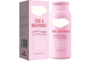 Comfort Powder - Anti Chafing & Deodorant, Sweat and Odor Control, Talc-free, Aluminum-Free - Comfort Dry & Fresh Body Powder