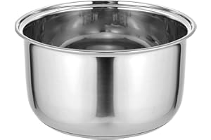 304 Stainless Steel Inner Pot 3.17 QT Rice Cooker Inner Pot Compatible with Zojirushi NS-TSC10 Rice Multi-cooker (5.5 Cups) R