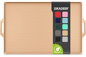 SIKADEER Large Dog Bowl Mat Pet Feeding Mat for Floor Waterproof with Edges, Silicone Placemats for Cat and Dog Water Bowl, Nonslip Pet Food Mat, Tray for Dog Bowls