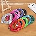 Micro USB Cable, Eversame 10-Pack 6Ft 2M Nylon Braided USB 2.0 A Male to Micro B Data Sync & Charger Cord-Black White Pink Hot Pink Green Dark Green Orange Blue Red