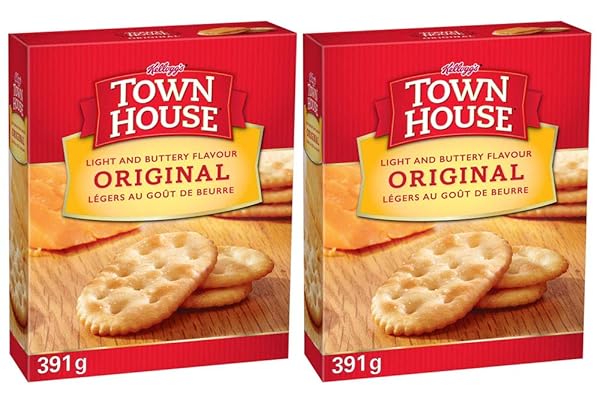 KEEBLER TOWN HOUSE ORIGINAL CRACKER, 391G/13.8OZ 2-PACK {IMPORTED FROM CANADA}