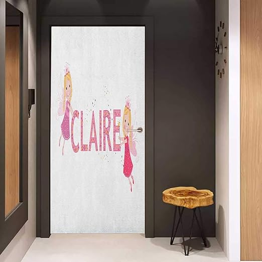 Amazon Com Onefzc Sticker For Door Decoration Claire Pastel Toned