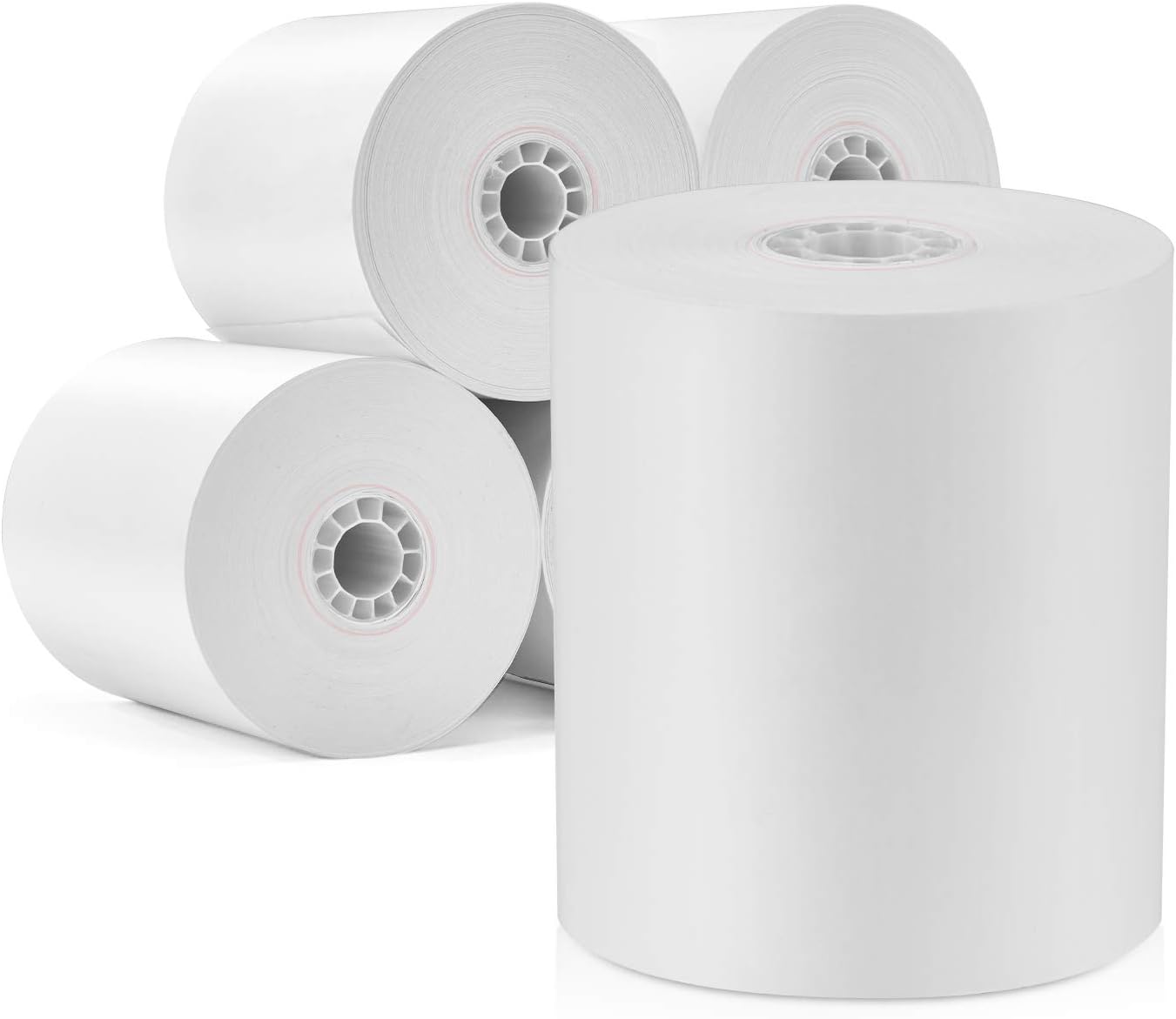 LOSRECAL Thermal Receipt Paper Rolls, 2 1/4" x 50' x 10 Rolls, POS Thermal Paper Rolls fit Credit Card Machine, Cash Register, 58MM Receipt Printer, POS Terminal, Handheld PDA : Office Products