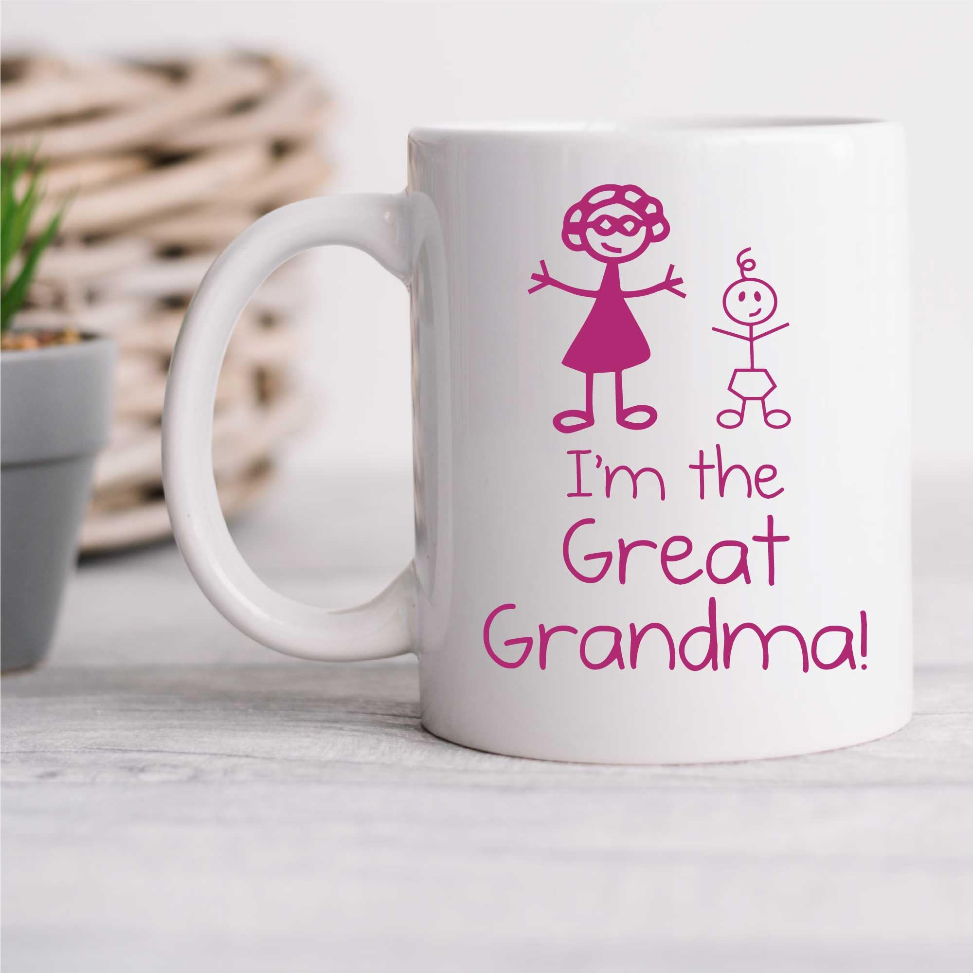 60 Second Makeover Limited I'm The Great Grandma Mug Gift Cup Ceramic Present Family New Baby