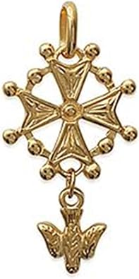 Pendentif Croix Plaqué Or 18 Carats Neuf | Chaîne En Option - Bijou Religion Mixte étiquettes