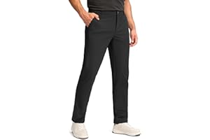 Obla Men's Golf Pants - 30"/32"/34" Slim Fit Stretch Lightweight with 5 Pockets Casual Travel Dress Work Pants for Men